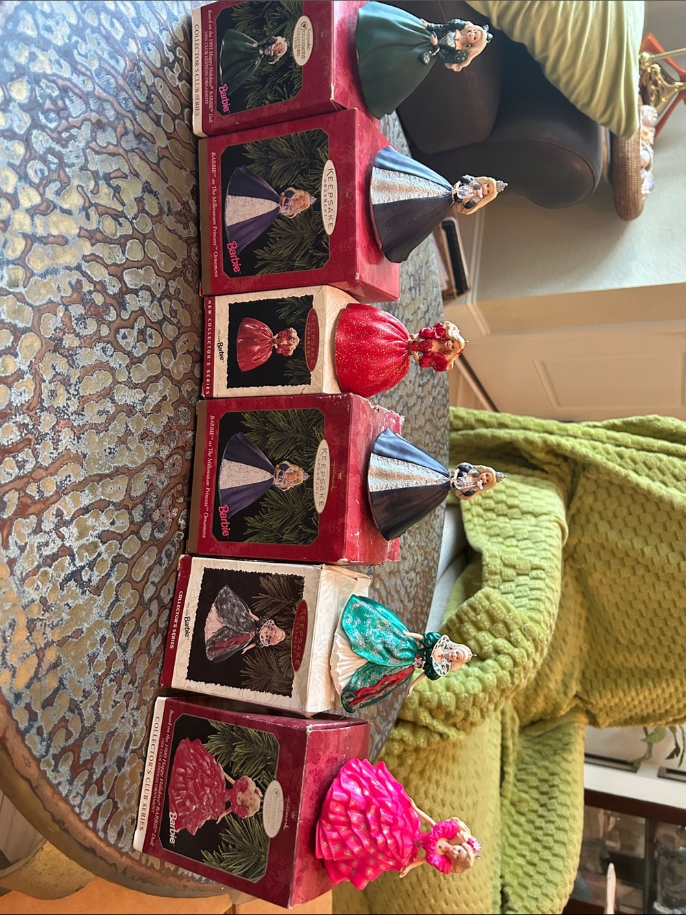 Vintage Hallmark Barbie Ornaments